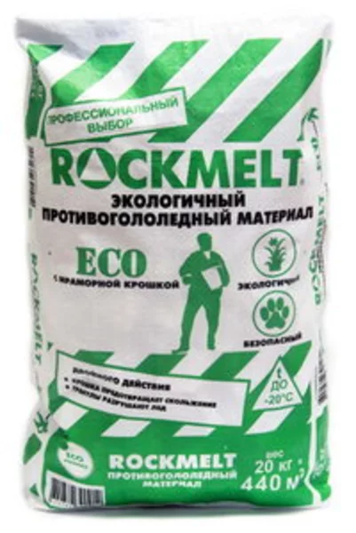 Фотография Rockmelt (Рокмелт) ECO c мраморной крошкой, мешок 20кг